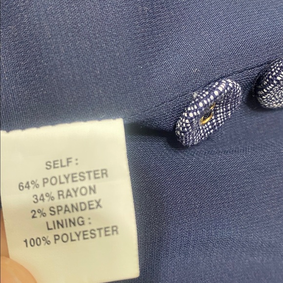 KAY UNGER Elegant Blue Sleeveless Dress - Picture 10 of 11